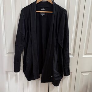 Women's Nordic Track Black Cotton Jacket Long Sleeved